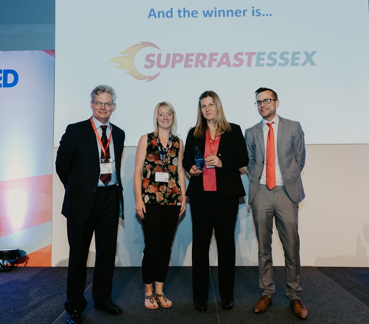 Superfast Essex wins national award for superfast broadband delivery